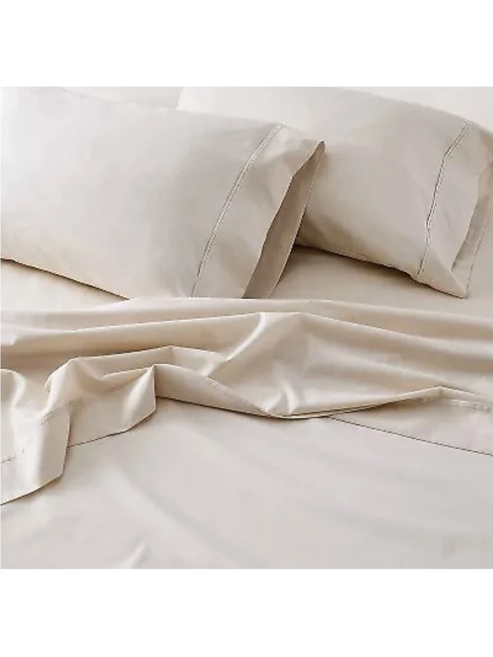 4pc QUEEN Mélange Dyed Sheet Set Oatmeal - Hearth & Hand with Magnolia NEW W/TAG